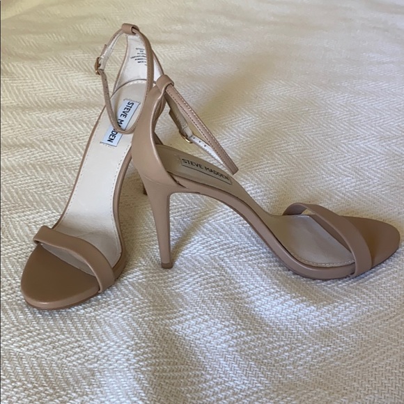Steve Madden nude/natural Stecy heel - Picture 3 of 6